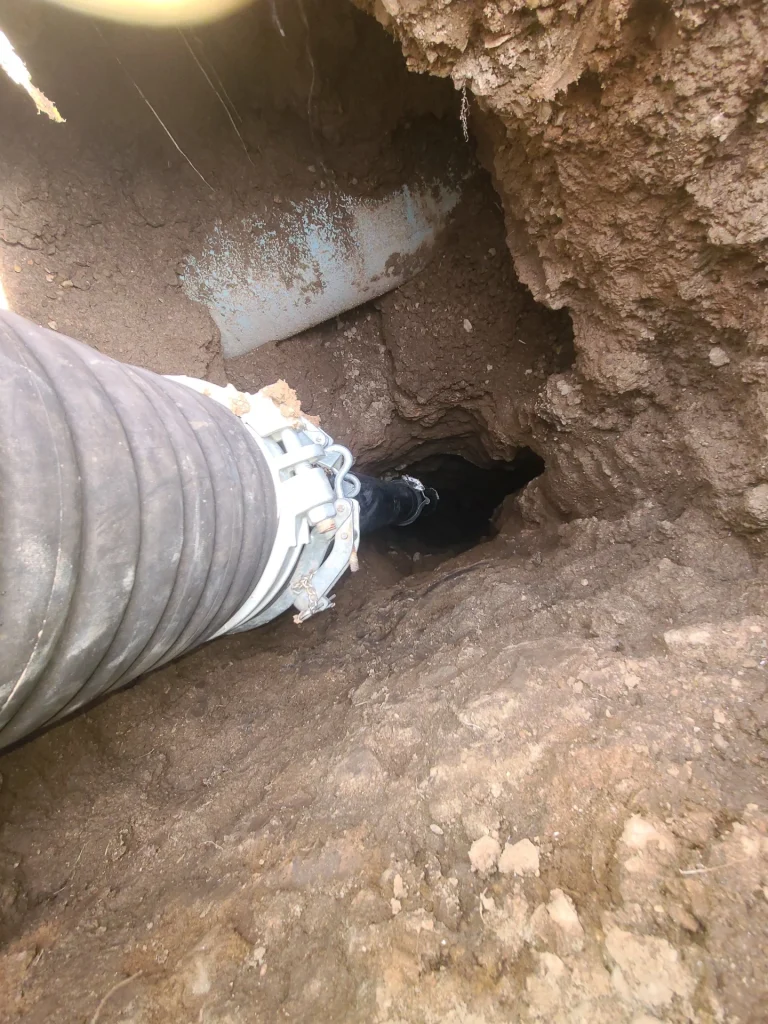 Atlas Underground Truvac HXX hydro excavation truck operating in Meridian Idaho